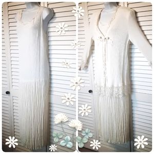 Vintage Lace & Crinkle Textured Wedding Reception Dress with Jacket